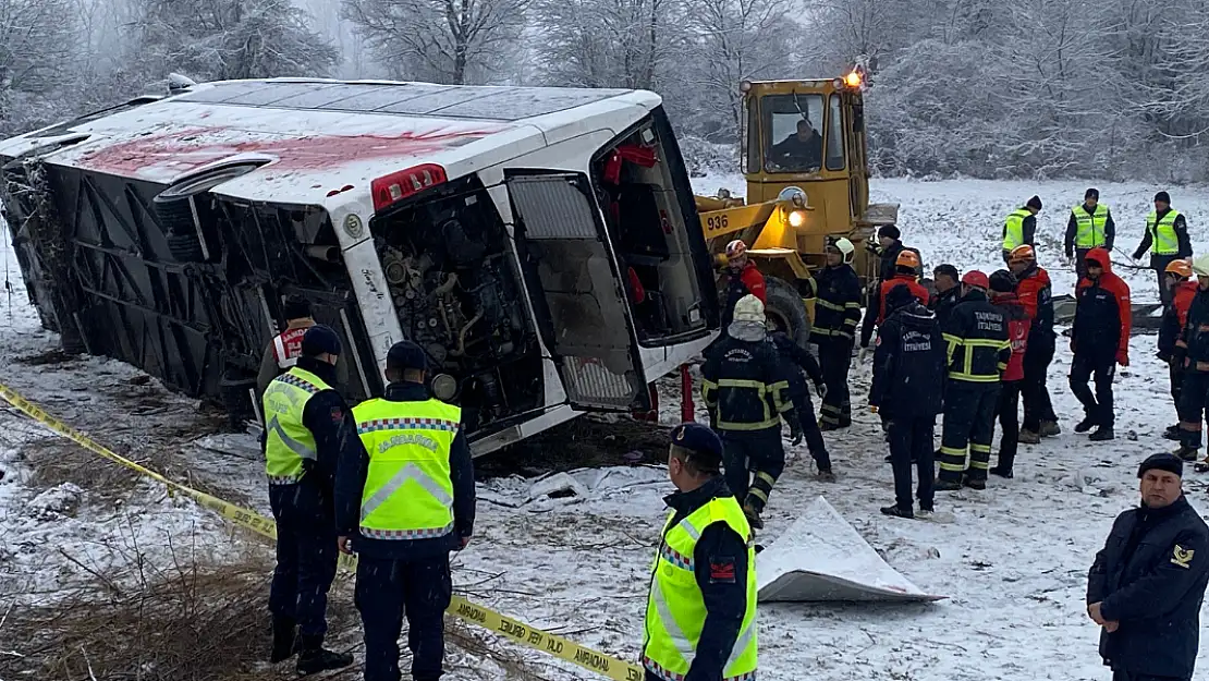 Kastamonu'daki feci kazada ölü sayısı 6'ya yükseldi, 33 yaralı var