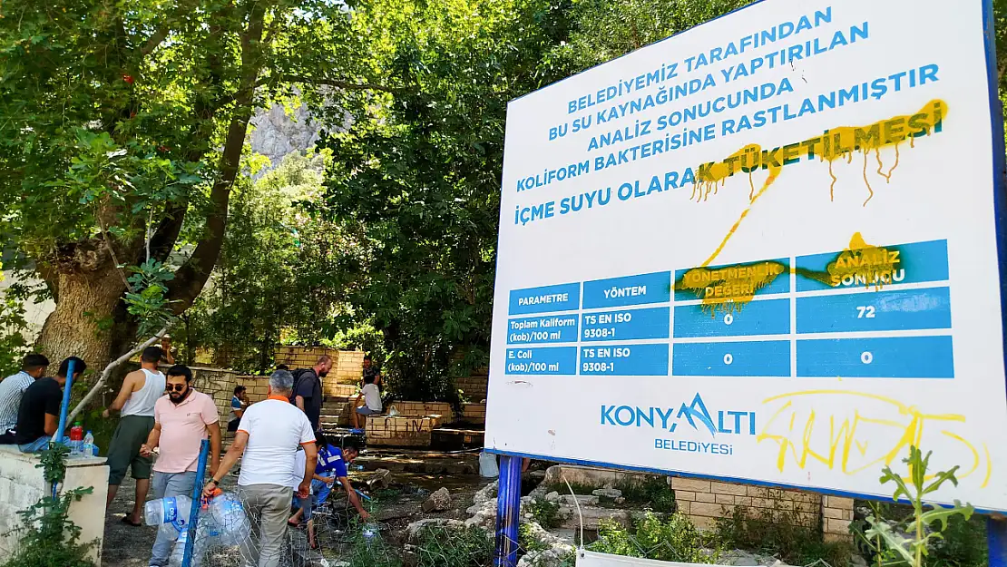 Kaynak Suyu Bakterili Çıktı, Vatandaş Aldırmadı İçmeye Devam Etti