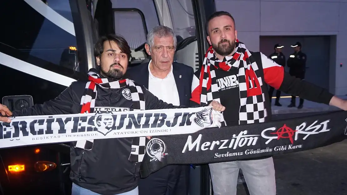 Kayseri'de Beşiktaş'a Coşkulu Karşılama