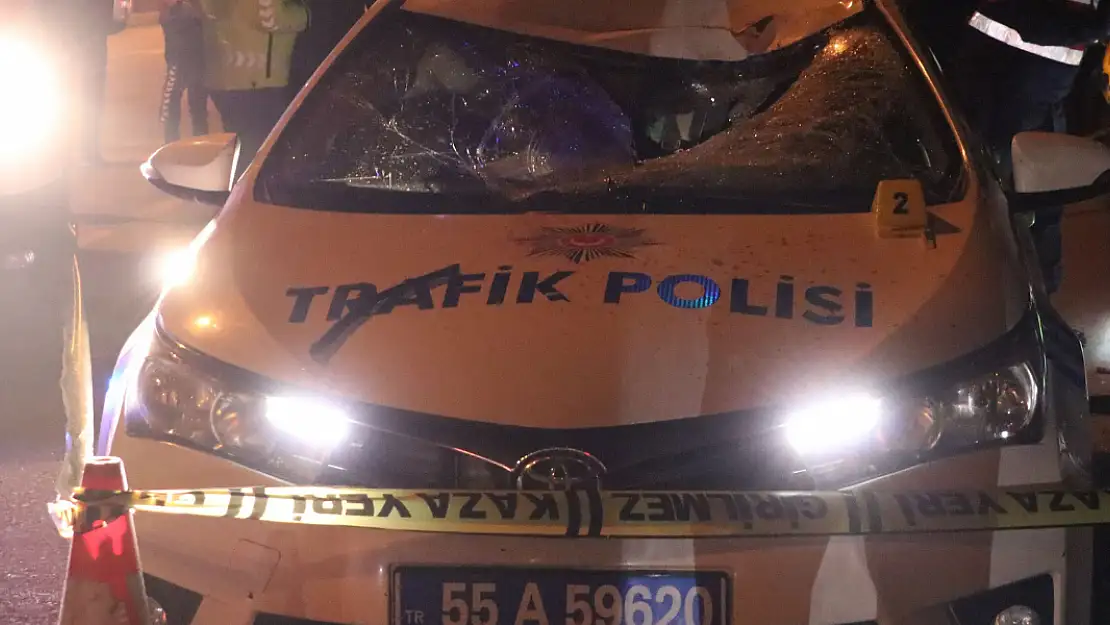 Kazadan kaçan aracın çarptığı 1 polis şehit oldu, 1 polis yaralandı