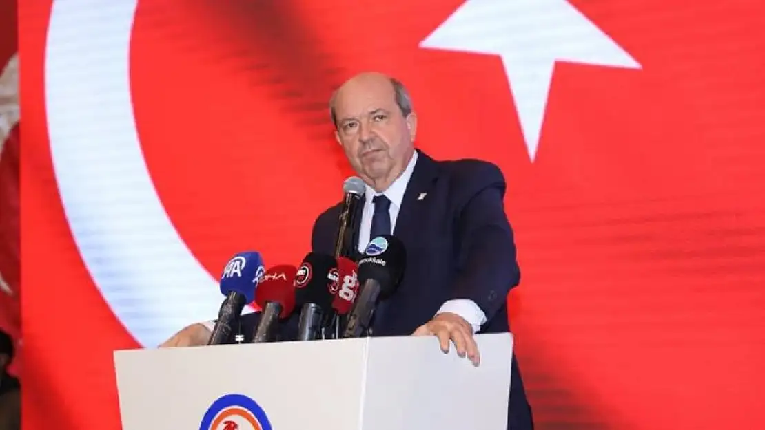 KKTC Cumhurbaşkanı Tatar: Benim arkamda 85 milyonluk Türkiye var