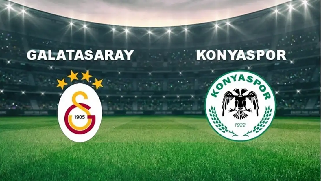 Konyaspor - Galatasaray maçının İlk 11'leri belli oldu!