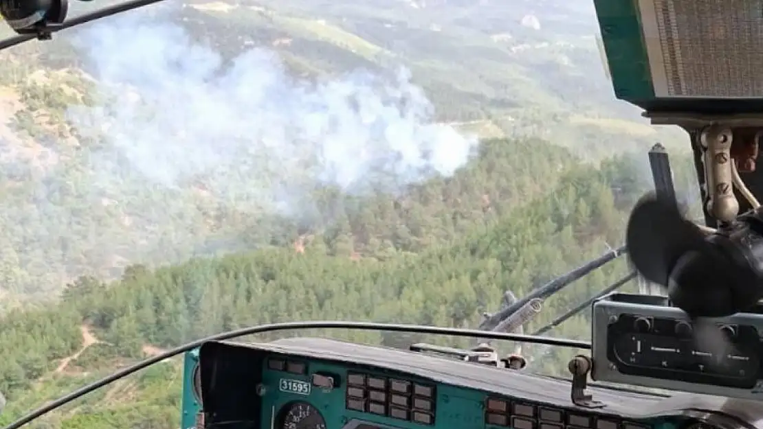 Kumluca'da orman yangını: 1 hektarlık alan zarar gördü