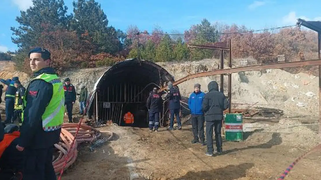 Kütahya'da kömür ocağında göçükte mahsur kalan işçi çıkarıldı