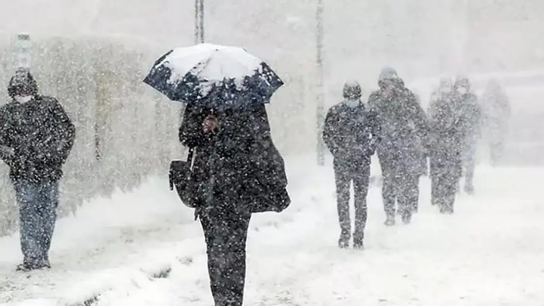 Meteoroloji 7 ili uyardı Kuvvetli yağmur ve kar bekleniyor