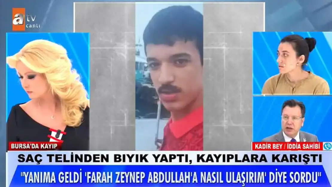 Müge Anlı'da 15 Yaşındaki Çocuk Ünlü oyuncuyu Kız Arkadaşı Zannederek İstanbul'a Kaçtı