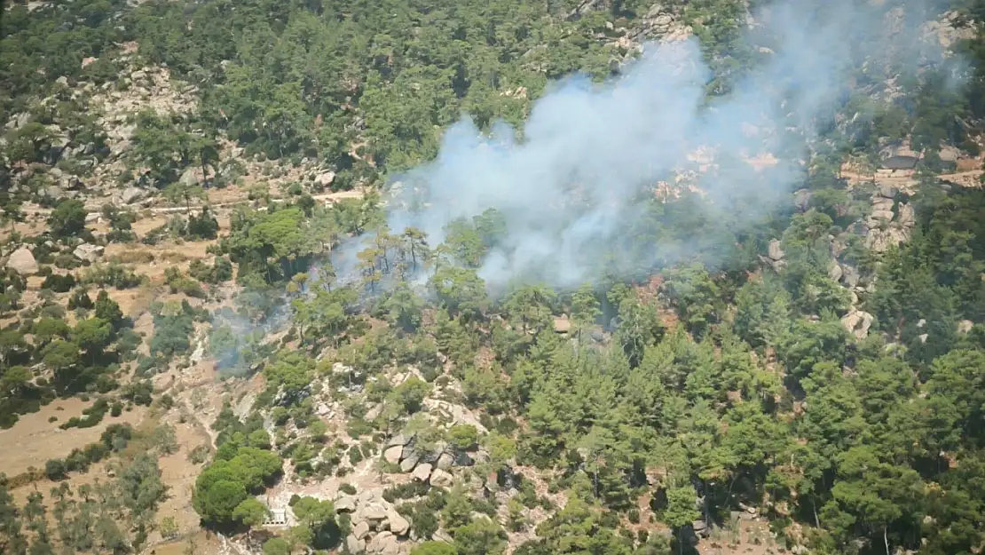 Muğla'da Yine Aynı Bölgede Orman Yangını