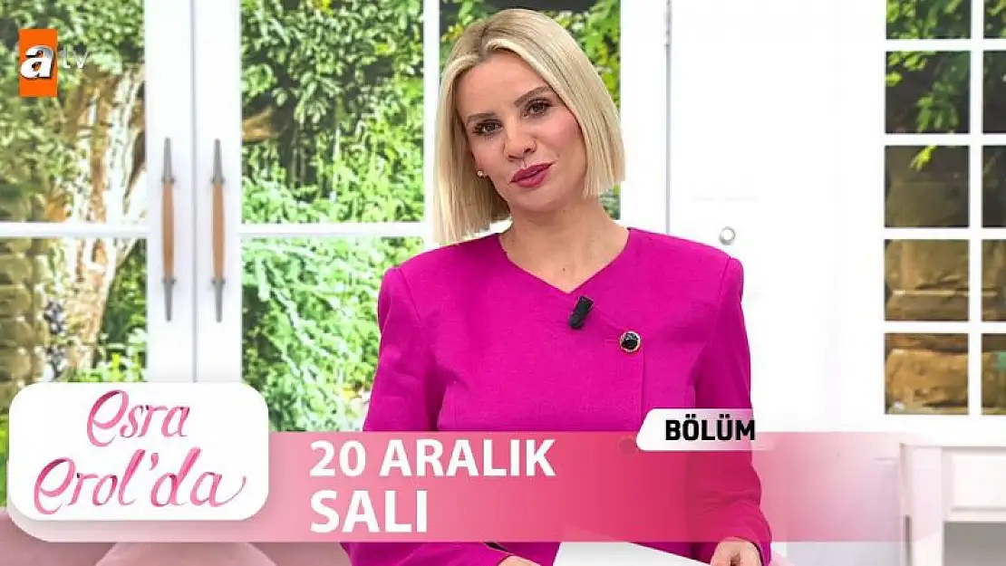 Esra Erol'da 21 Aralık Çarşamba ATV Canlı Tek Parça İzle..