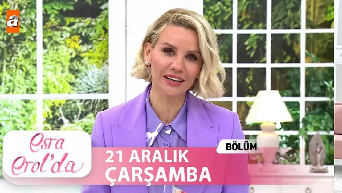 Esra Erol'da 22 Aralık Perşembe ATV Canlı Tek Parça İzle..