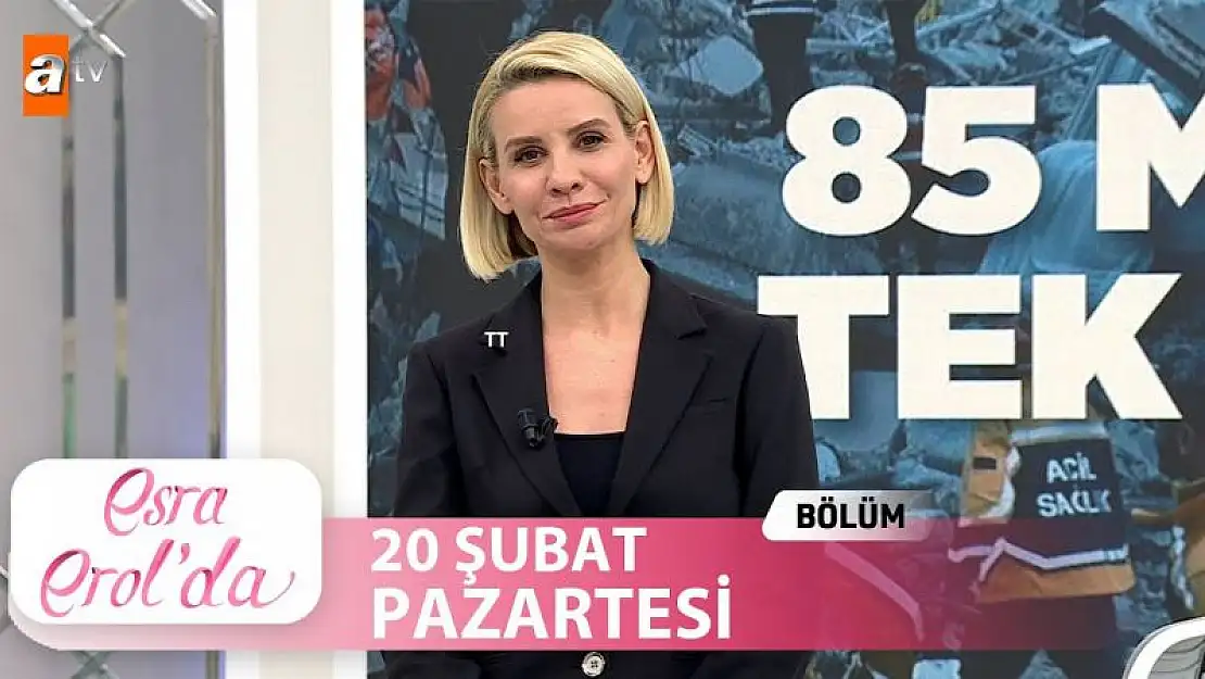 Esra Erol'da 21 Şubat Salı ATV Canlı Tek Parça İzle..