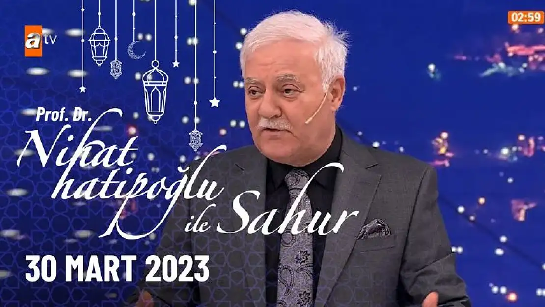 Nihat Hatipoğlu İle Sahur 31 Mart Cuma 8. Bölüm Yeni Bölüm İzle..