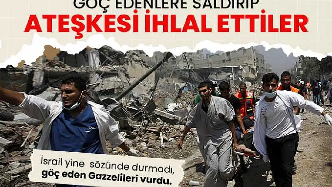 İsrail ordusu, Gazze'nin kuzeyine dönmeye çalışan Filistinlilere ateş açtı