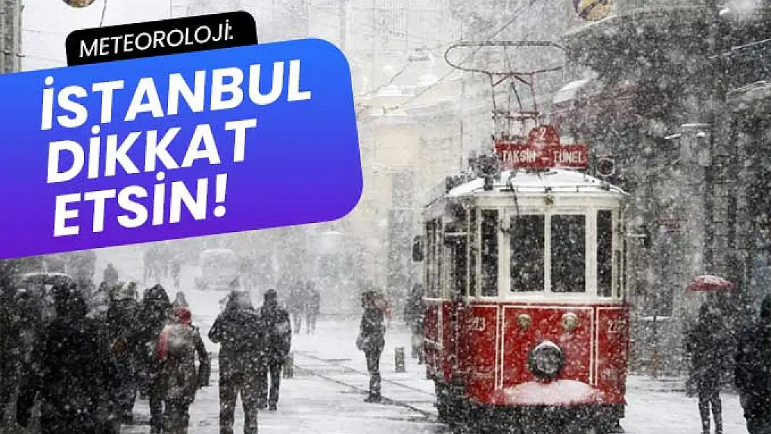 İstanbullular pazara dikkat! Meteoroloji 'kar kapıda' dedi