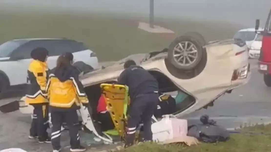 Otomobiller çarpıştı 1 ölü, 3 yaralı