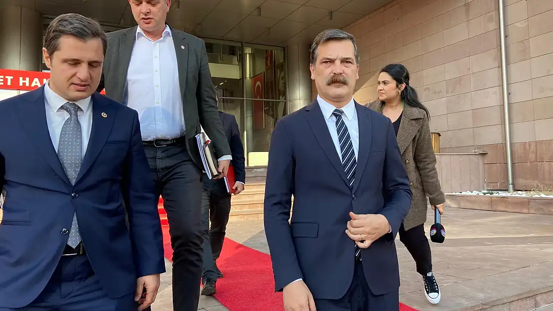 Özgür Özel, TİP Genel Başkanı Erkan Baş ile görüşme gerçekleştirdi