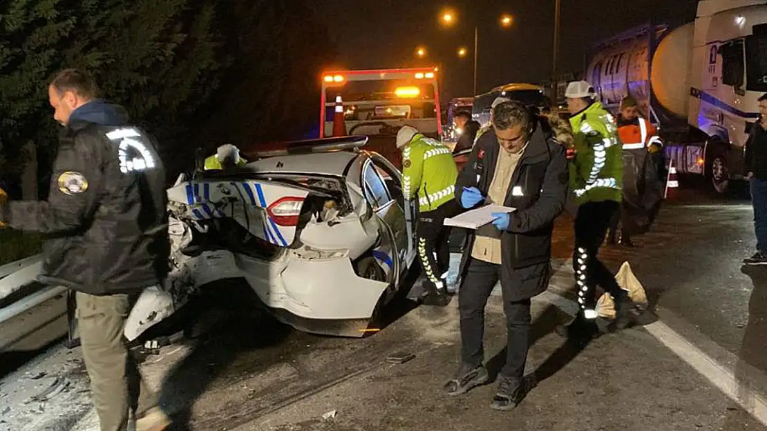 Polis ile Göçmenler Arasında ki Kovalamaca Kazayla Bitti