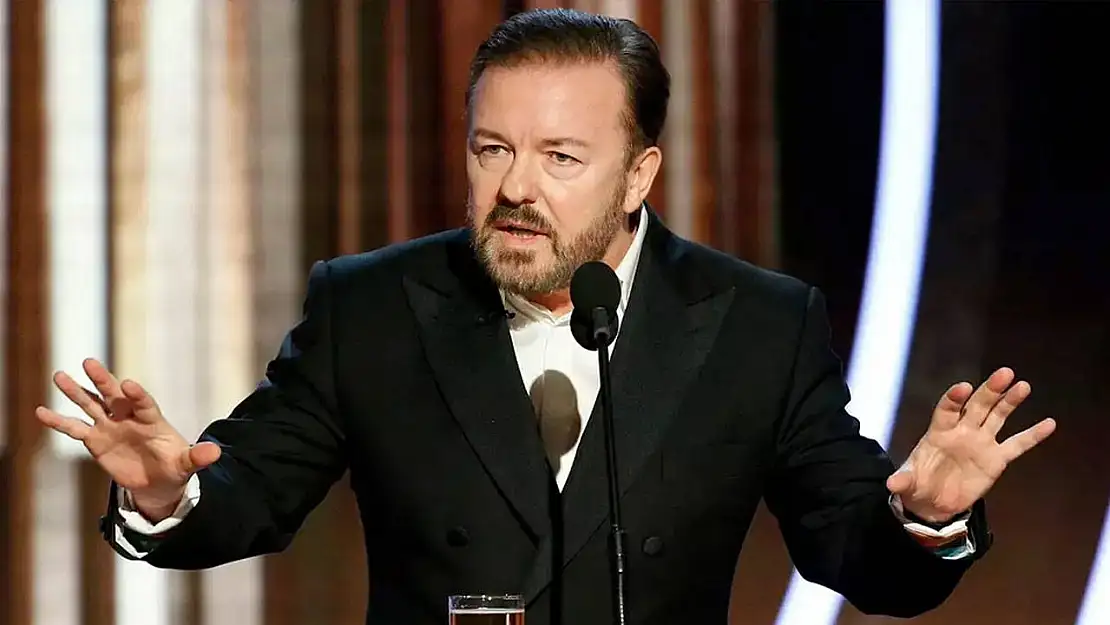 Ricky Gervais Altın küre ödül gecesine damgasını vurdu