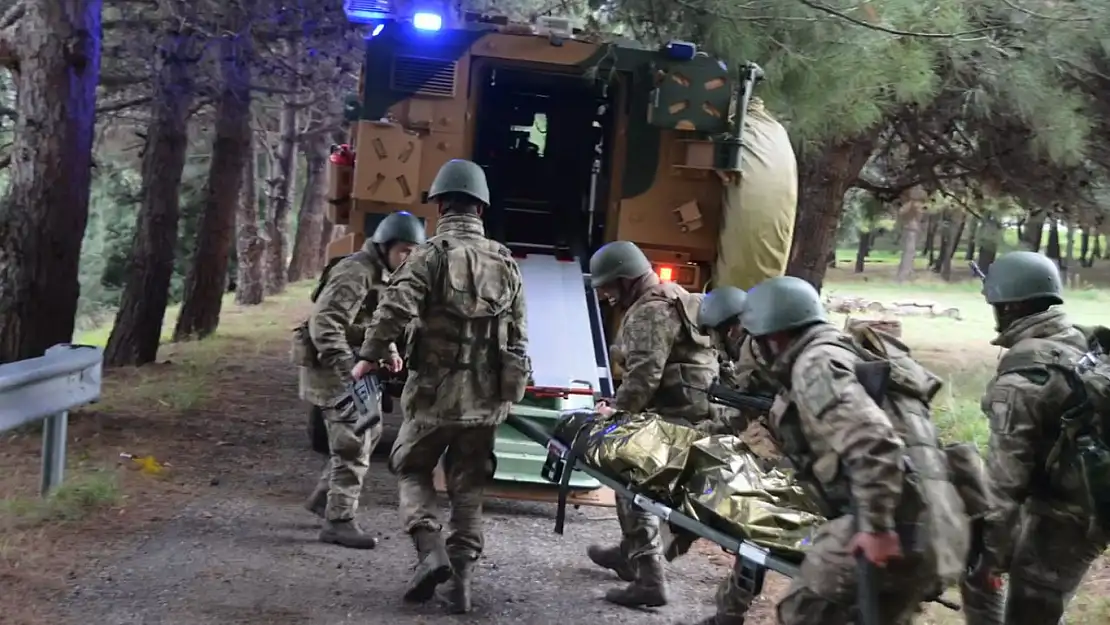 Samsun'da Mehmetçik'ten nefes kesen tatbikat