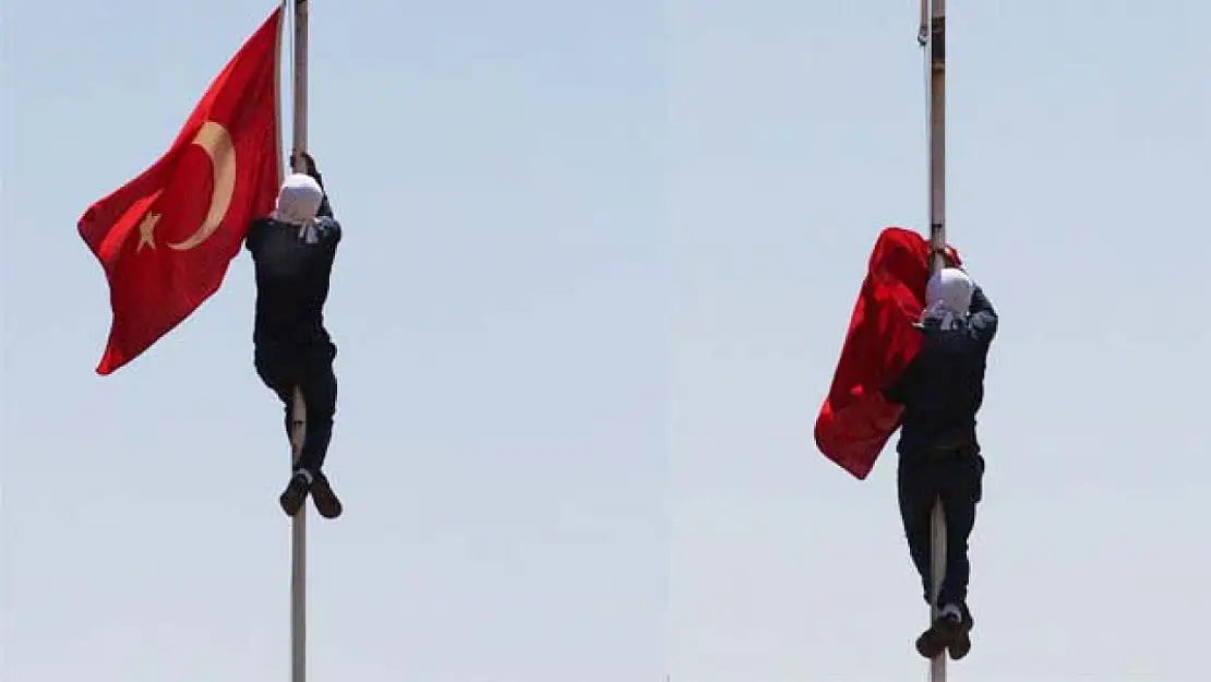 Suriye'deki Bayrak Provokatörü Yakalandı!