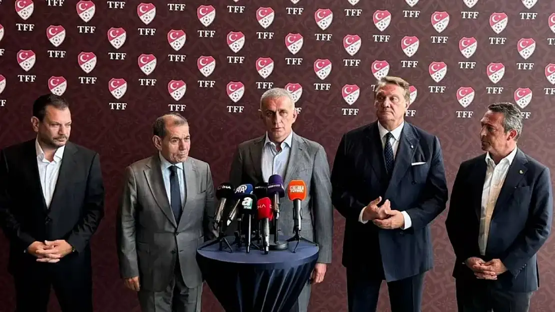 TFF Başkanı 4 kulüp başkanıyla bir araya geldi