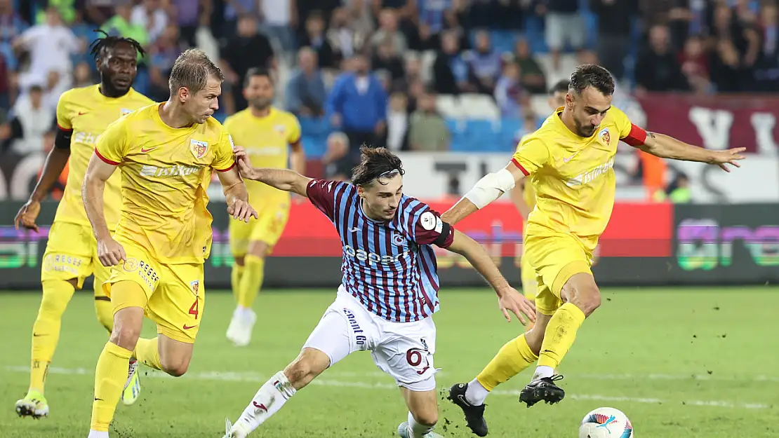 Trabzonspor Beraberliğe Abone Oldu! Trabzonspor: 2 - Kayserispor: 2