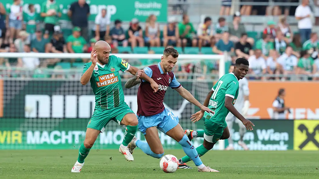 Trabzonspor UEFA Avrupa Ligi'ne Veda Etti! Rapid Wien: 2  - Trabzonspor: 0