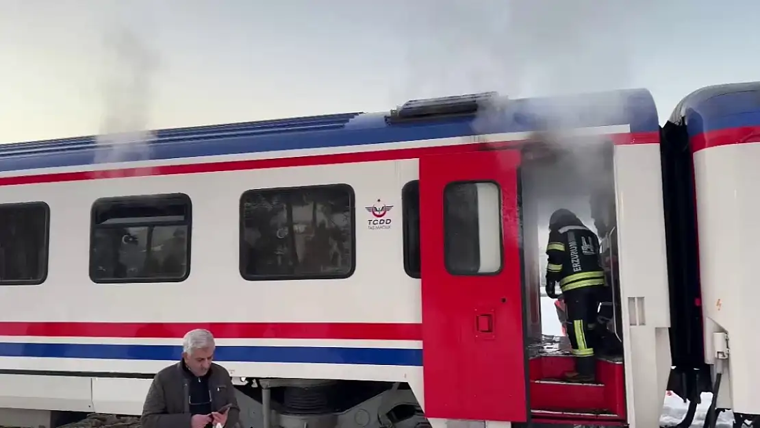 Turistik Doğu Ekspresi Vagonunda Yangın Çıktı