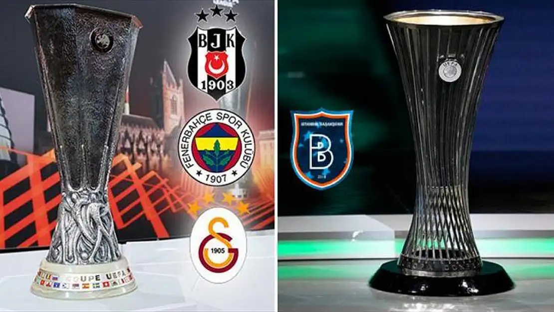 UEFA Avrupa Liginde Beşiktaş, Fenerbahçe ve Galatasaray'ın Rakipleri Belli Oldu!