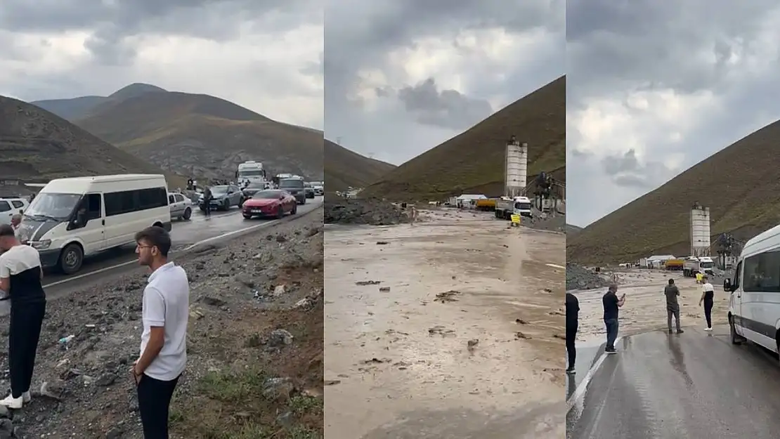 Van - Hakkari Kara Yolu Sel Nedeniyle Kapandı! Onlarca Araç Mahsur Kaldı