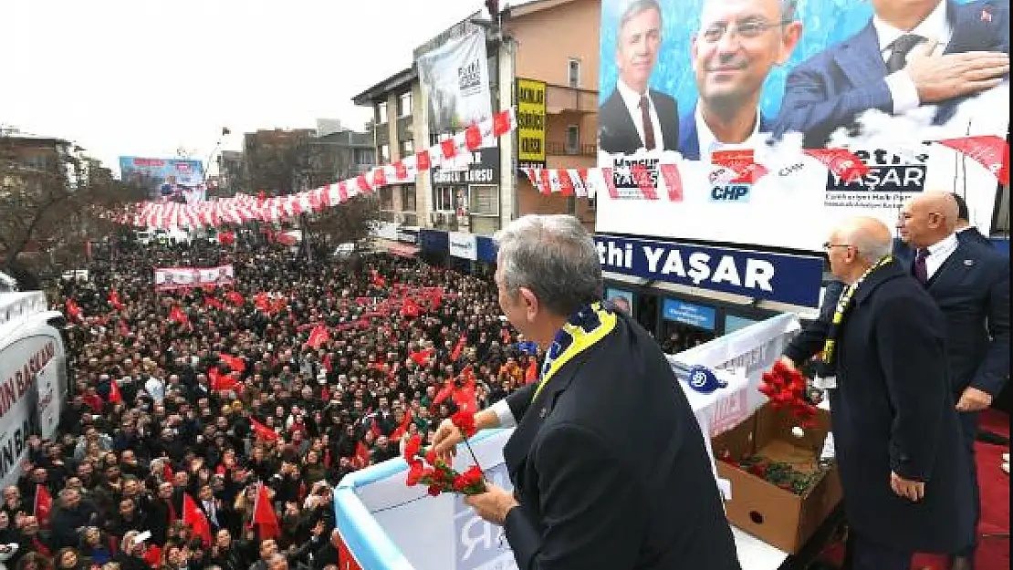 Yavaş Belediyenin betondan plastikten ibaret olmadığını defalarca söyledik