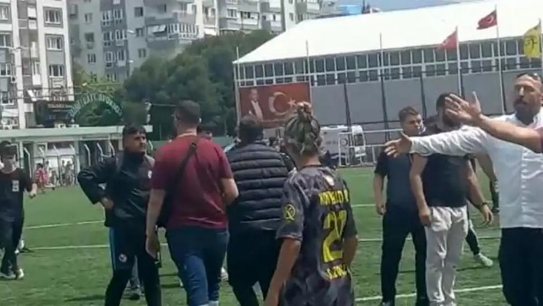 Yeşiltepe spor futbolcularına ve teknik heyete saldırı