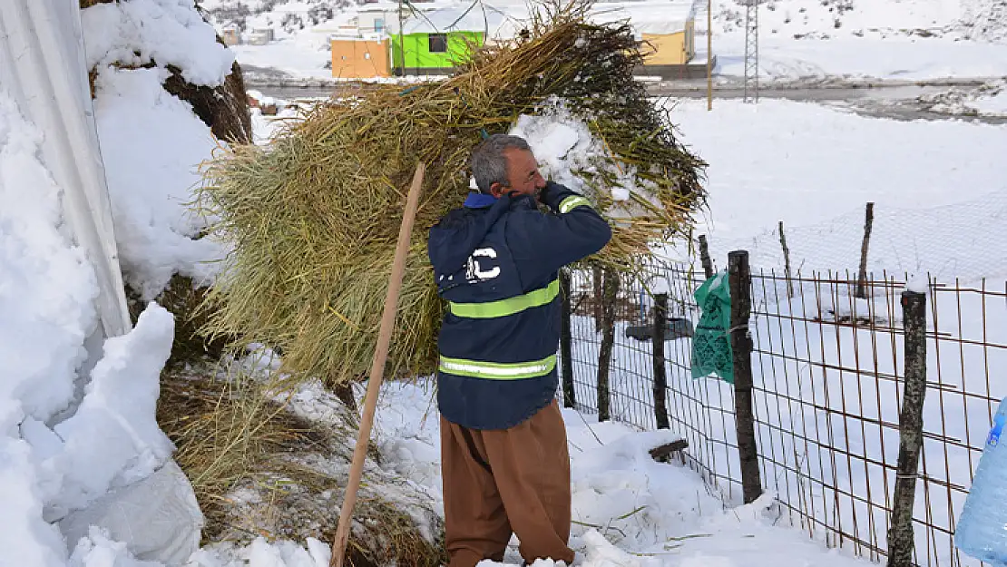 Zorlu kış şartlarında ekmek mücadelesi