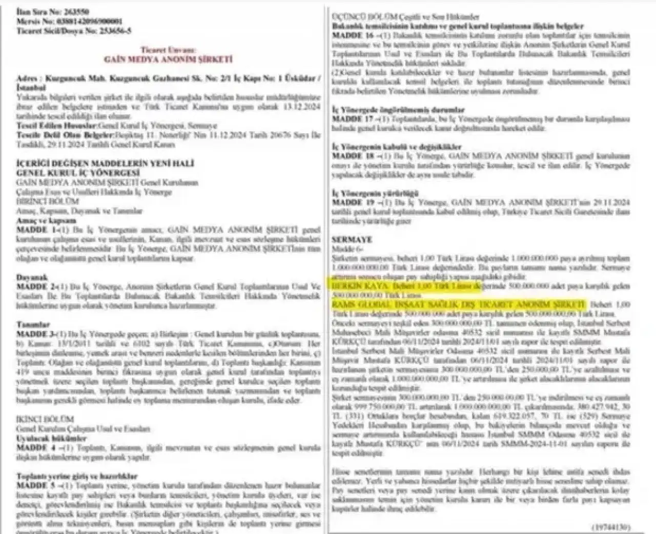 Gain Medya'ya Yasa Dışı Bahis Operasyonu Şirkete Kayyım Atandı