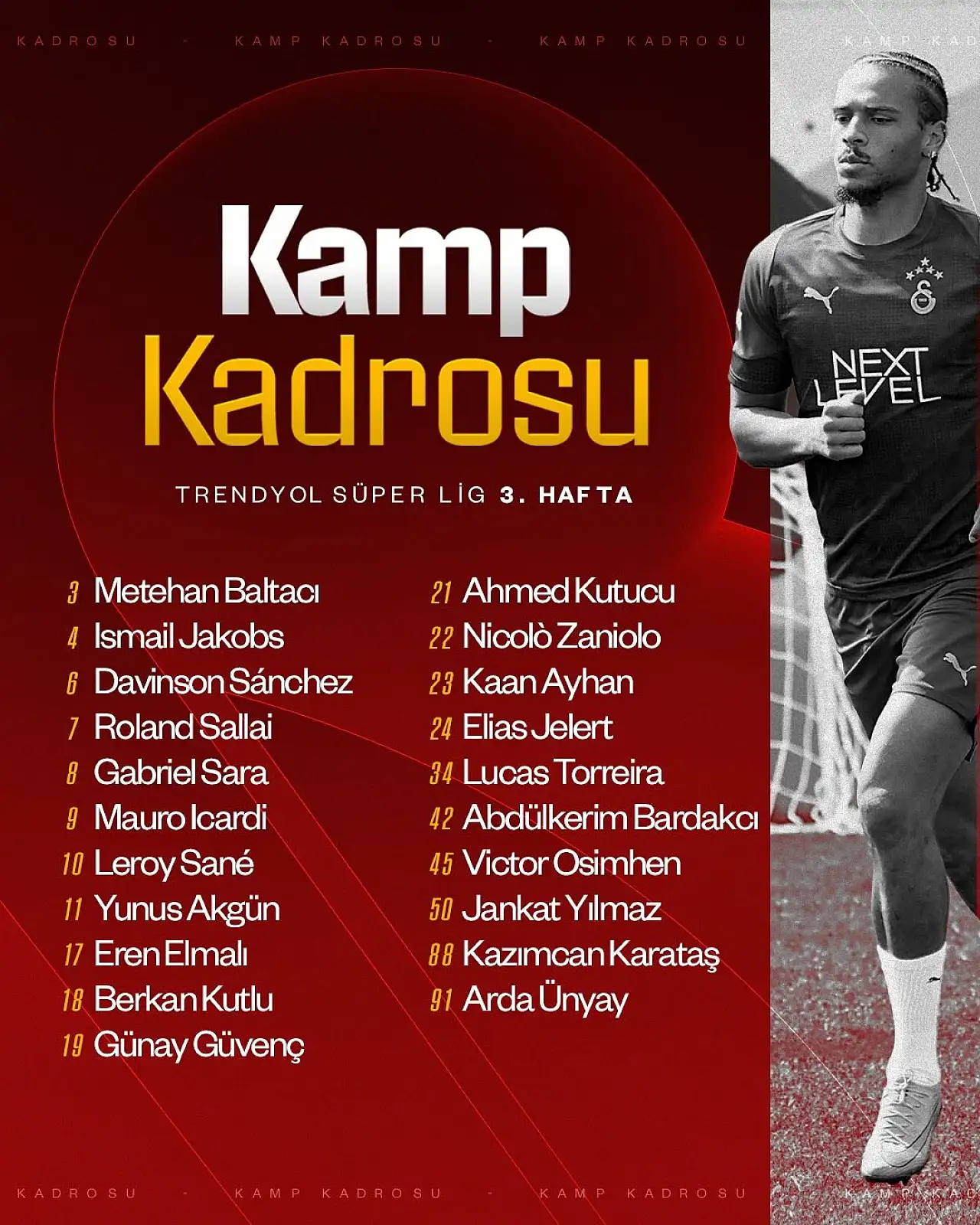 Barış Alper Yılmaz, Kayserispor maçı kamp kadrosunda yer almadı