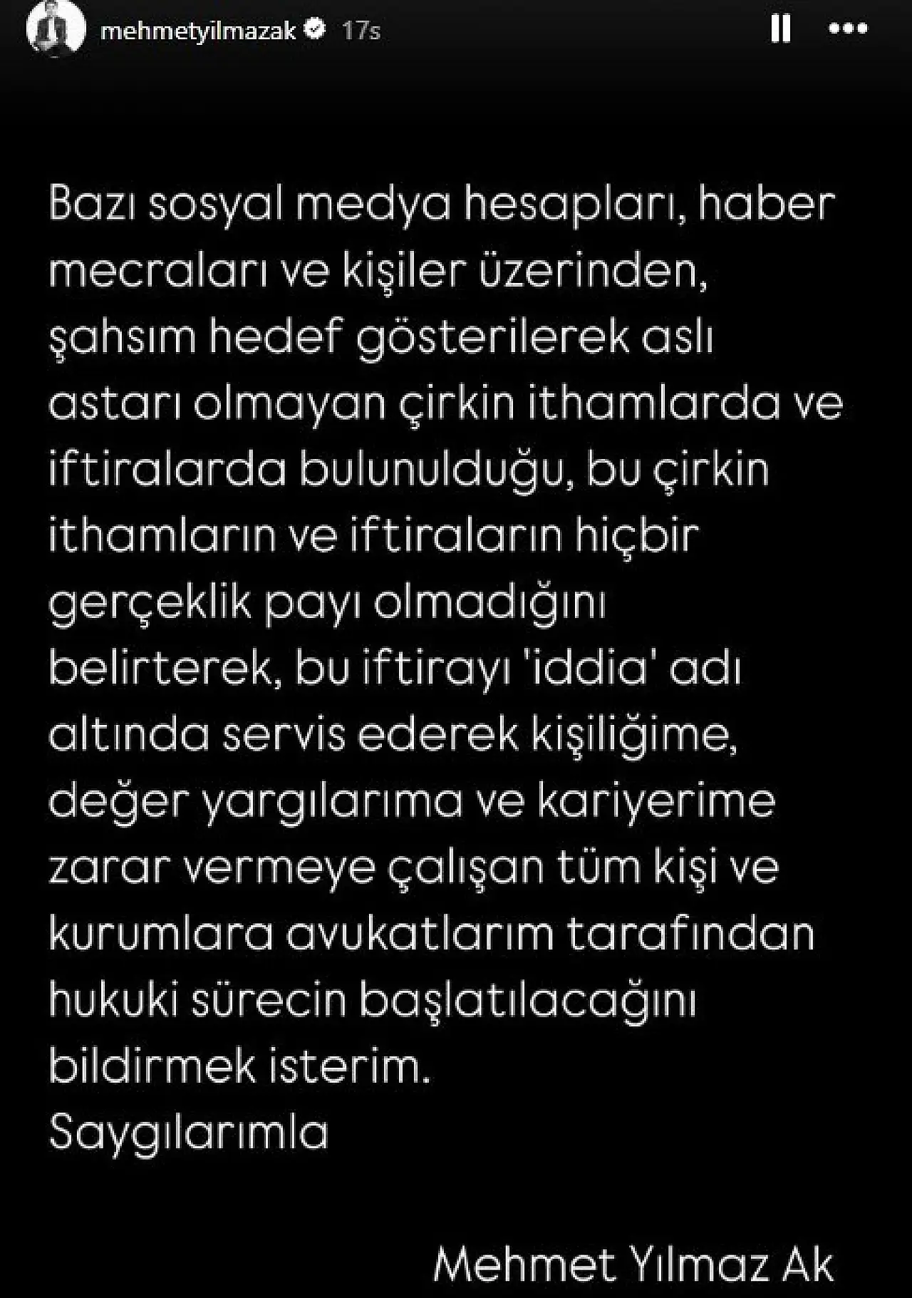 Oyuncu Mehmet Yılmaz Ak hakkında şok eden taciz iddiası!