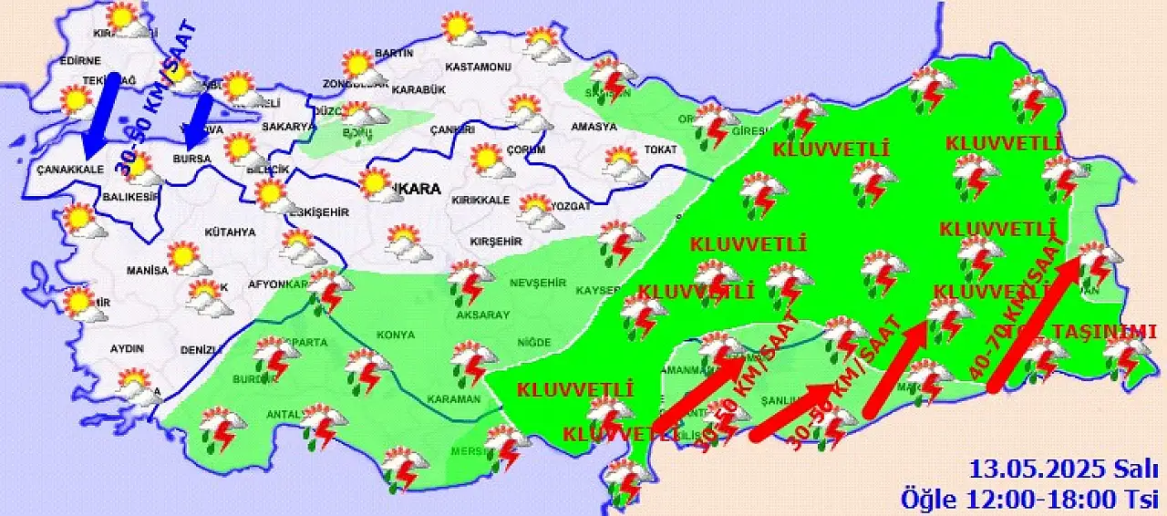 Kuvvetli yağışa dikkat: Meteoroloji'den 25 İle Sarı Kodlu Uyarı!