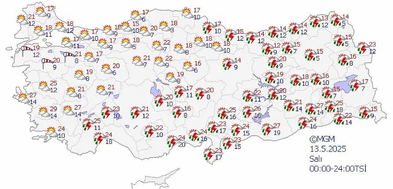 Kuvvetli yağışa dikkat: Meteoroloji'den 25 İle Sarı Kodlu Uyarı!