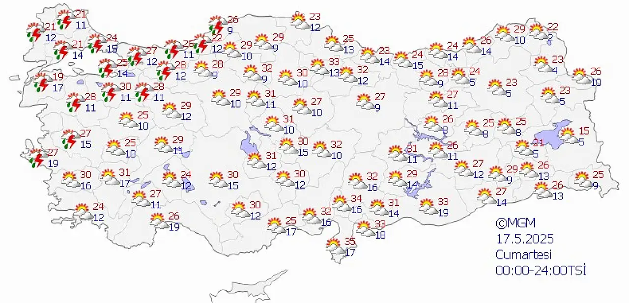 Kuvvetli yağışa dikkat: Meteoroloji'den 25 İle Sarı Kodlu Uyarı!