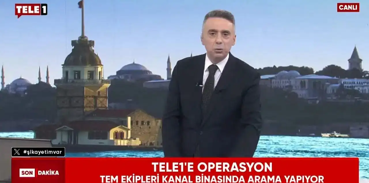 TELE1'e canlı yayında operasyon: Merdan Yanardağ gözaltına alındı!