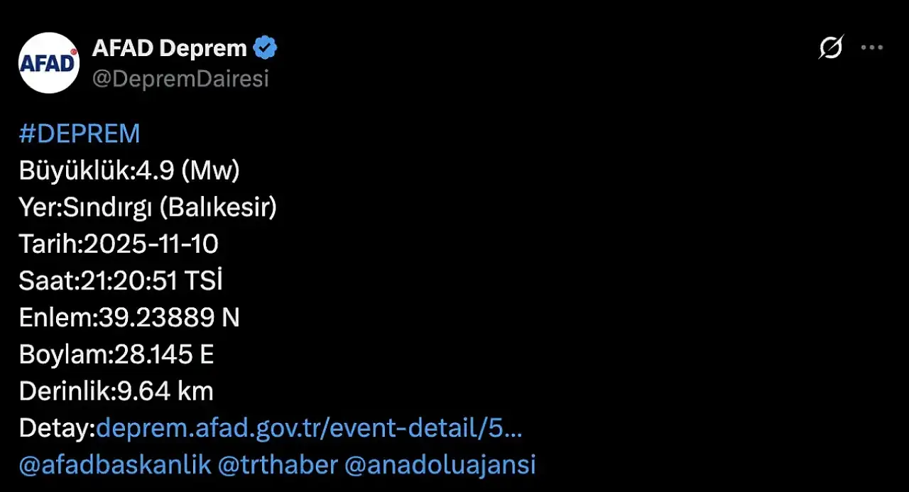 Balıkesir Sındırgı Sallanmaya Devam Ediyor