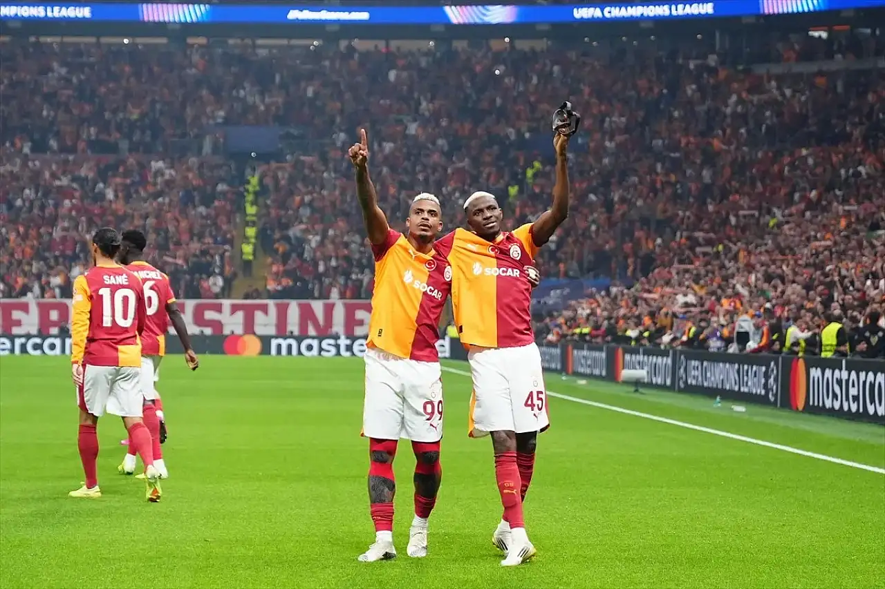 Galatasaray Evinde Şov Yaptı Bodo/Glimt'i Üç Golle Yıktı