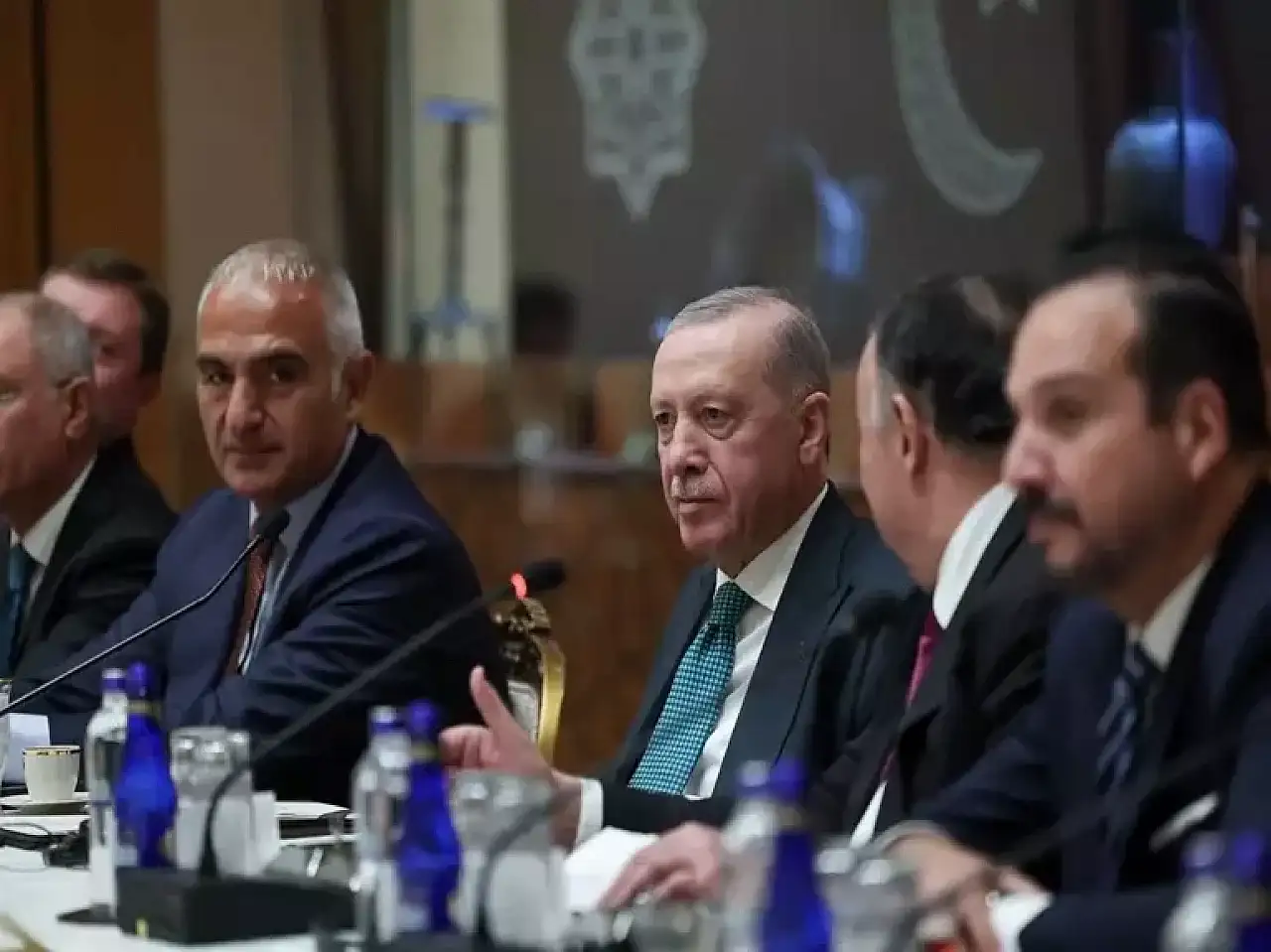 Cumhurbaşkanı Erdoğan, Dünya Ahıska Türkler Birliği Heyetini Kabul Etti