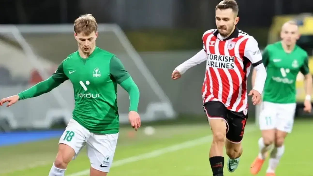 Samsunspor, UEFA Konferans Ligi'nde Breidablik ile 2-2 berabere kaldı