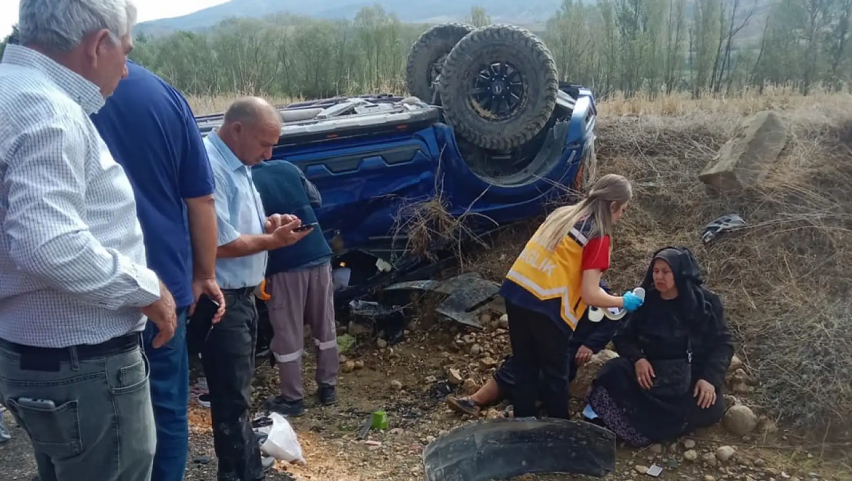 Araçların Hurdaya Döndüğü Kazda 1 Kişi Öldü, 7 Kişi Yaralandı