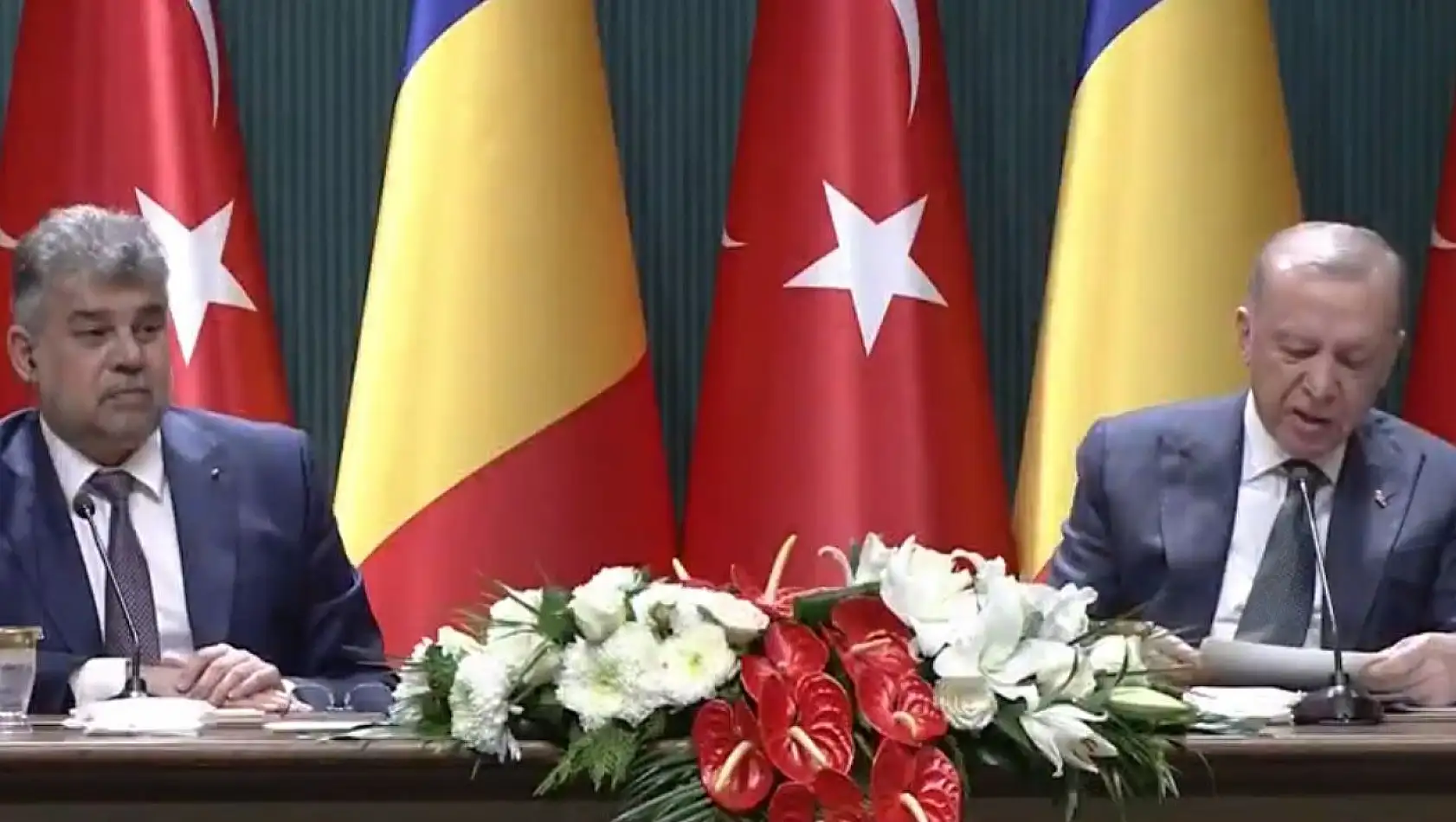 Cumhurbaşkanı Erdoğan'dan Romanya Başbakanı İle Kritik Toplantı!