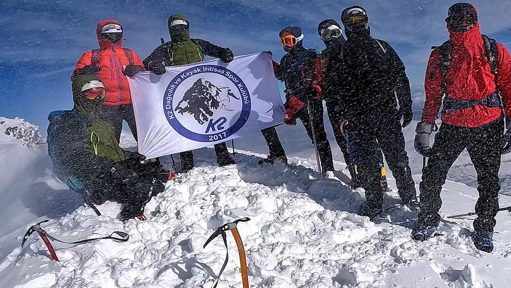 Dağcıların gözüyle Erciyes Dağının zirvesi