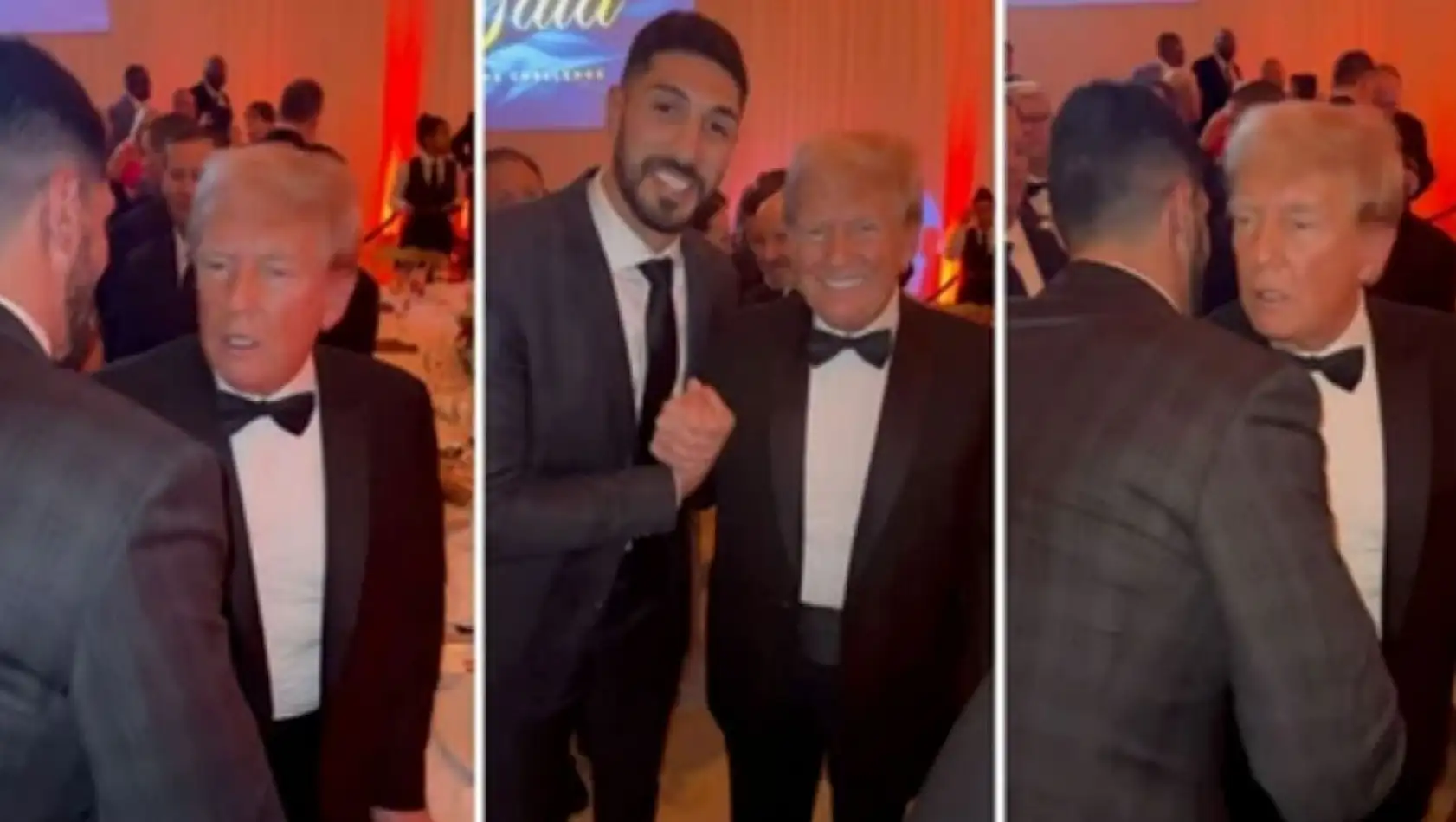 Donald Trump, Zaferini FETÖ Elebaşı Gülen'in Manevi Oğlu Enes Kanter İle Kutladı!