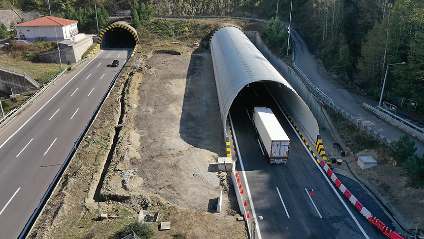 Heyelan Riski Olan Bolu Dağı Tüneli İstanbul İstikameti 50 Gün Trafiğe Kapatılacak