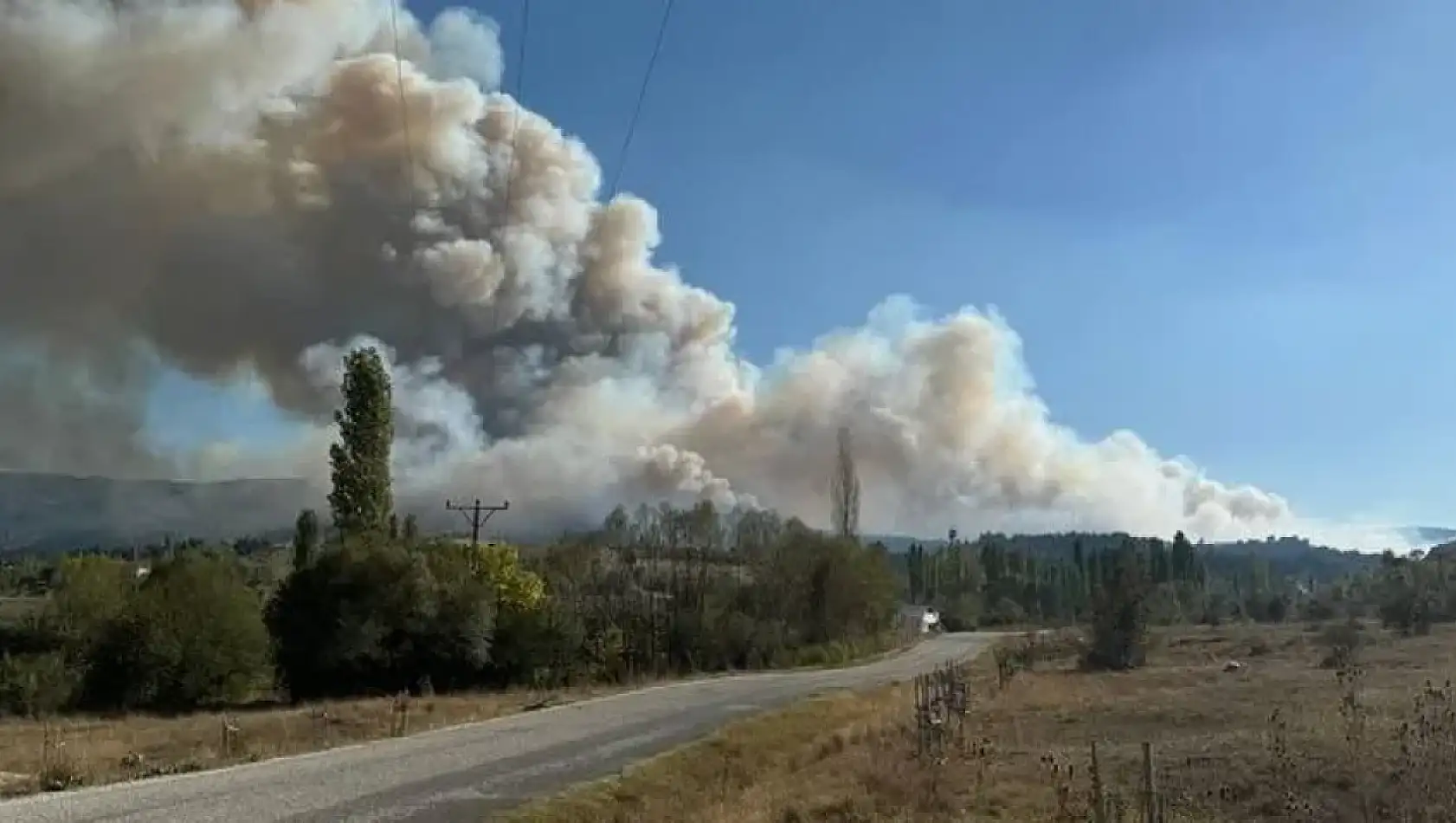 Manisa Alaşehir ve Uşak Banaz'da Orman Yangını