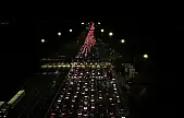 Bayram Tatili Göçü Başladı Otoyolun Kesişim Noktasında Trafik Durdu